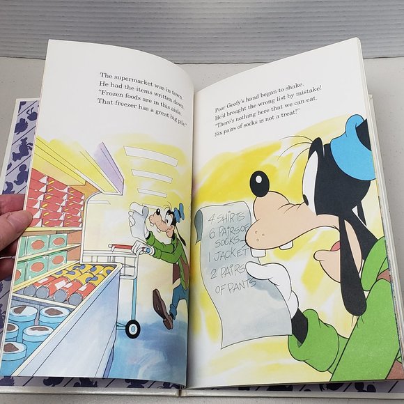 Disney 1988 Book: Goofy Goes to the Supermarket - Picture 3 of 5